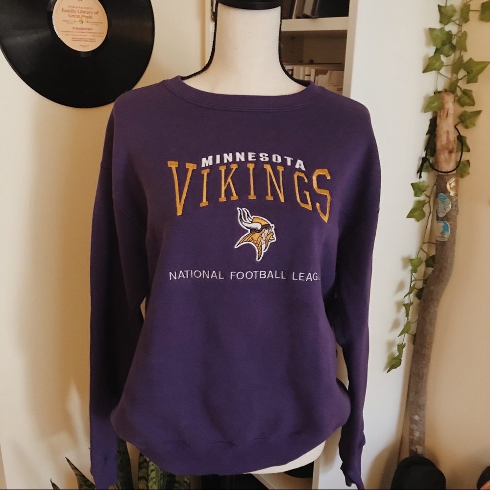 vintage minnesota vikings sweater | m